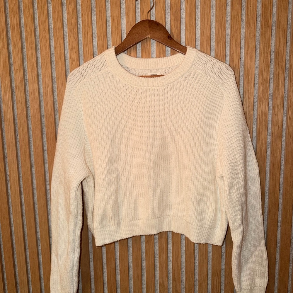Cotton On Cream Women's Crew Neck Sweater